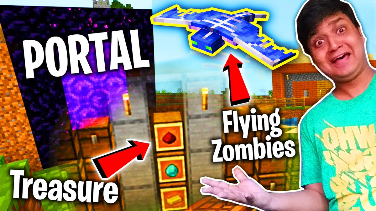 FLYING ZOMBIES IN MINECRAFT OMG! 
youtu.be/tT6T1esJfKk
