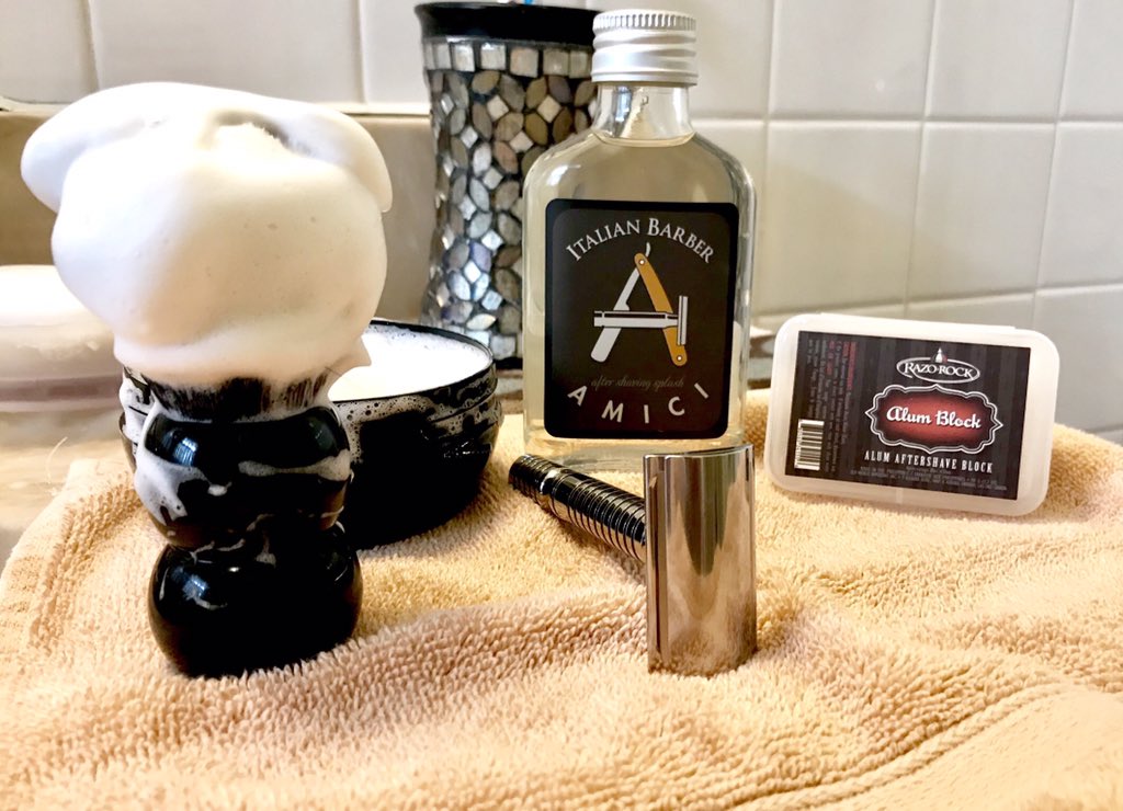 #wetshaving #razorock #mamba70 #amici #snowman #brush #shavelikeaboss