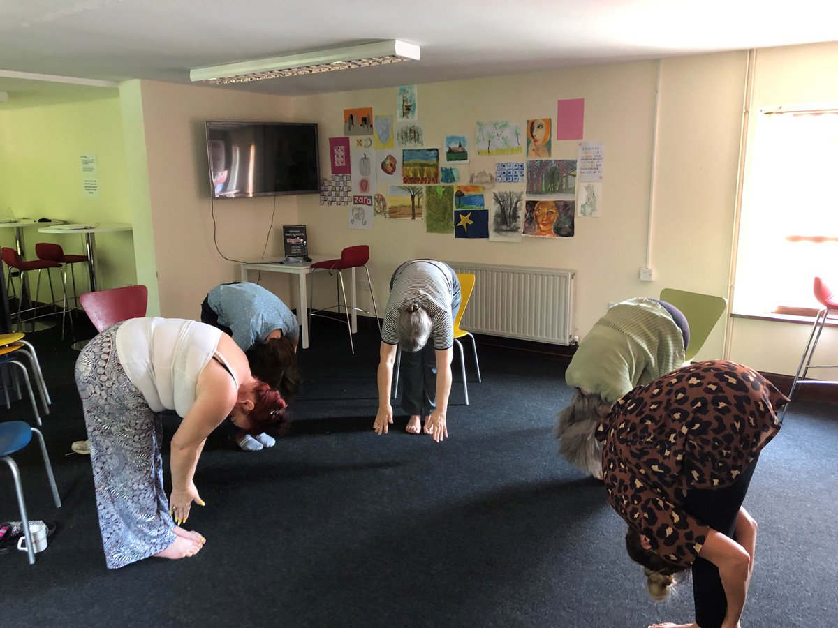 AccessCrossing's tweet photo. We got the day off to a good start with our Yoga group this morning. Thanks to Jodie for a great session!
Don't worry if you missed this week, come along and join us next Wednesday at 10:30am, we can't wait! https://t.co/iJXW5ezGvn