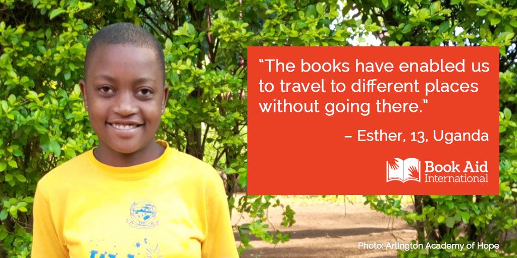 Esther and her friends at Arlington Junior School. Uganda, love the brand new books in their library!
Through them they're travelling the world, meeting different people and learning about the past.
Hear more from Esther here: buff.ly/2LY0R42
<a href="/AAHUganda/">REACH for Uganda</a>