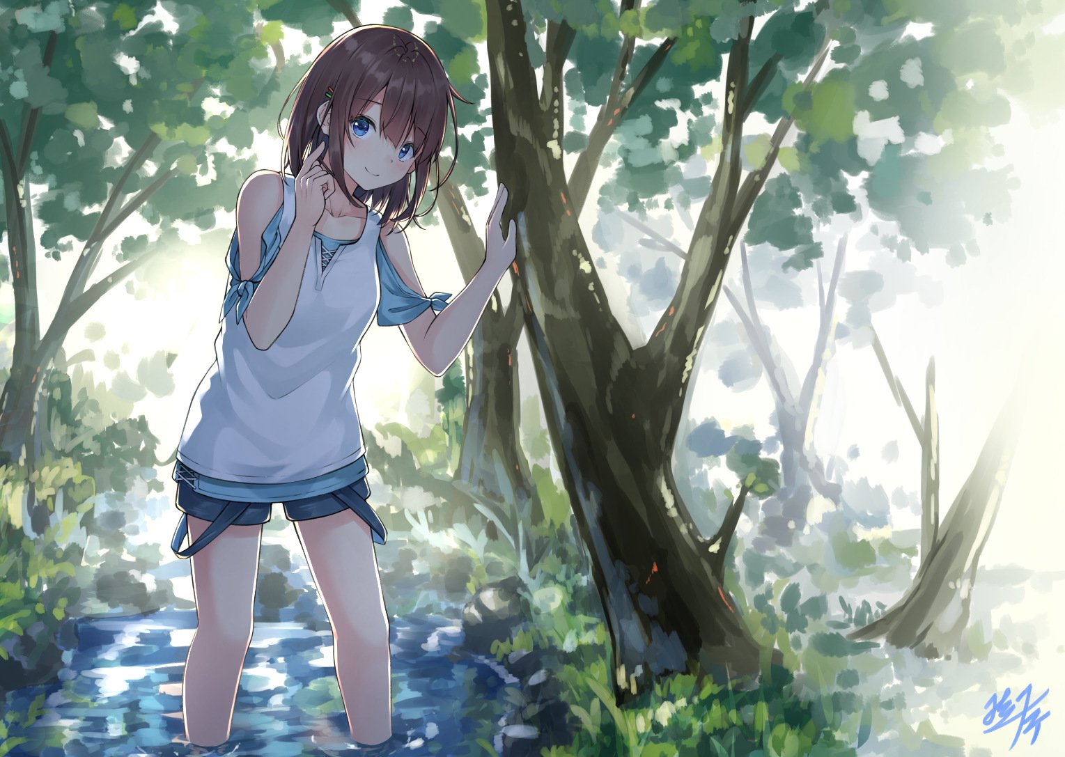 みこフライ A Twitter 小川の木陰 みこフライ A Twitter 小川の木陰