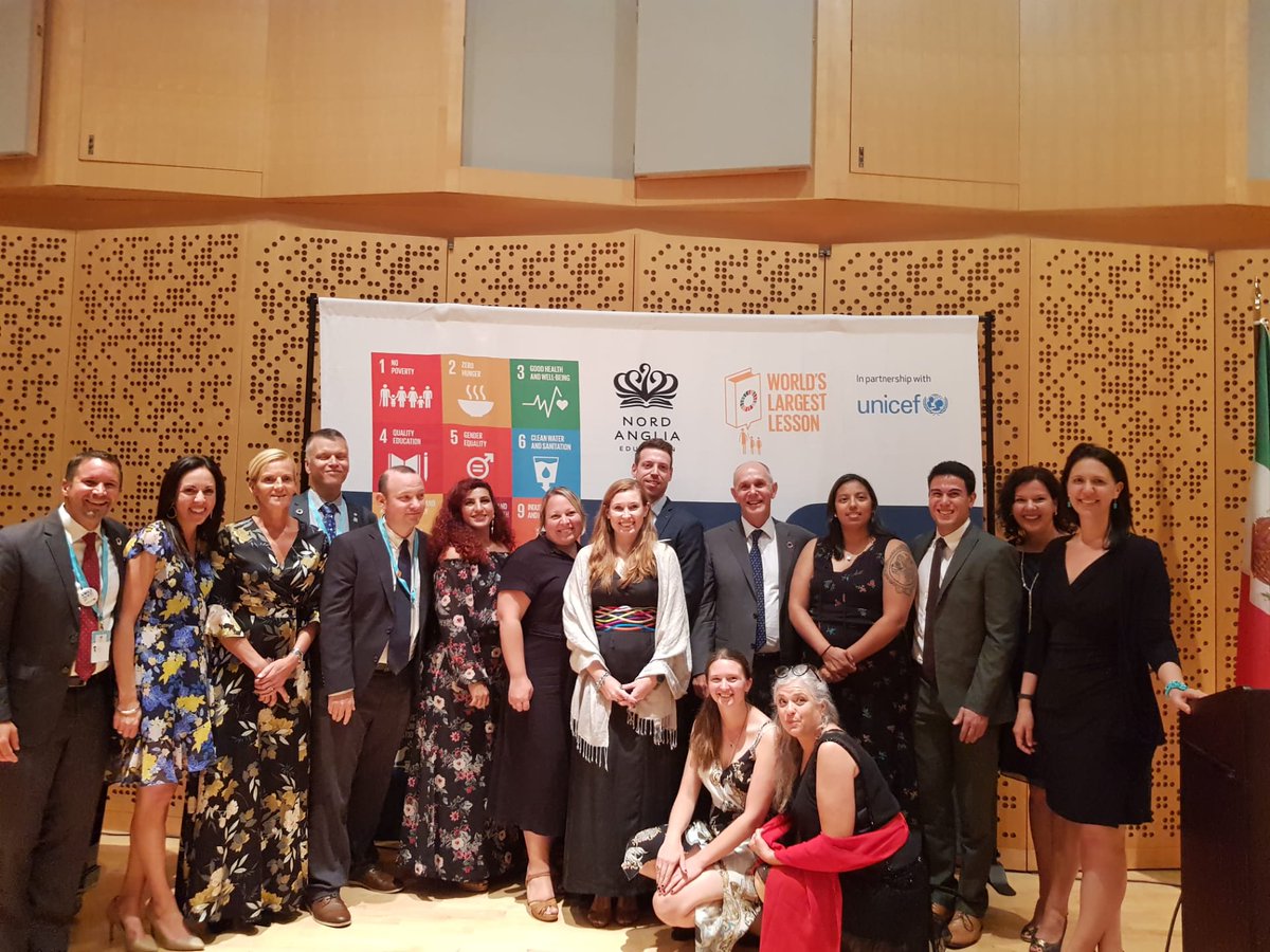 NASDubai_GC's tweet image. An amazing evening @julliard to end this year's #NAEUNICEF @NAEducation student summit with closing speech from @andrewfitzm supporting student voice and youth opportunities to make a difference! "We can hear you!" #SDGs #partnerships