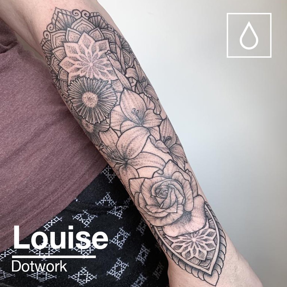 Floral Mandala Tattoo Design || Book-ink