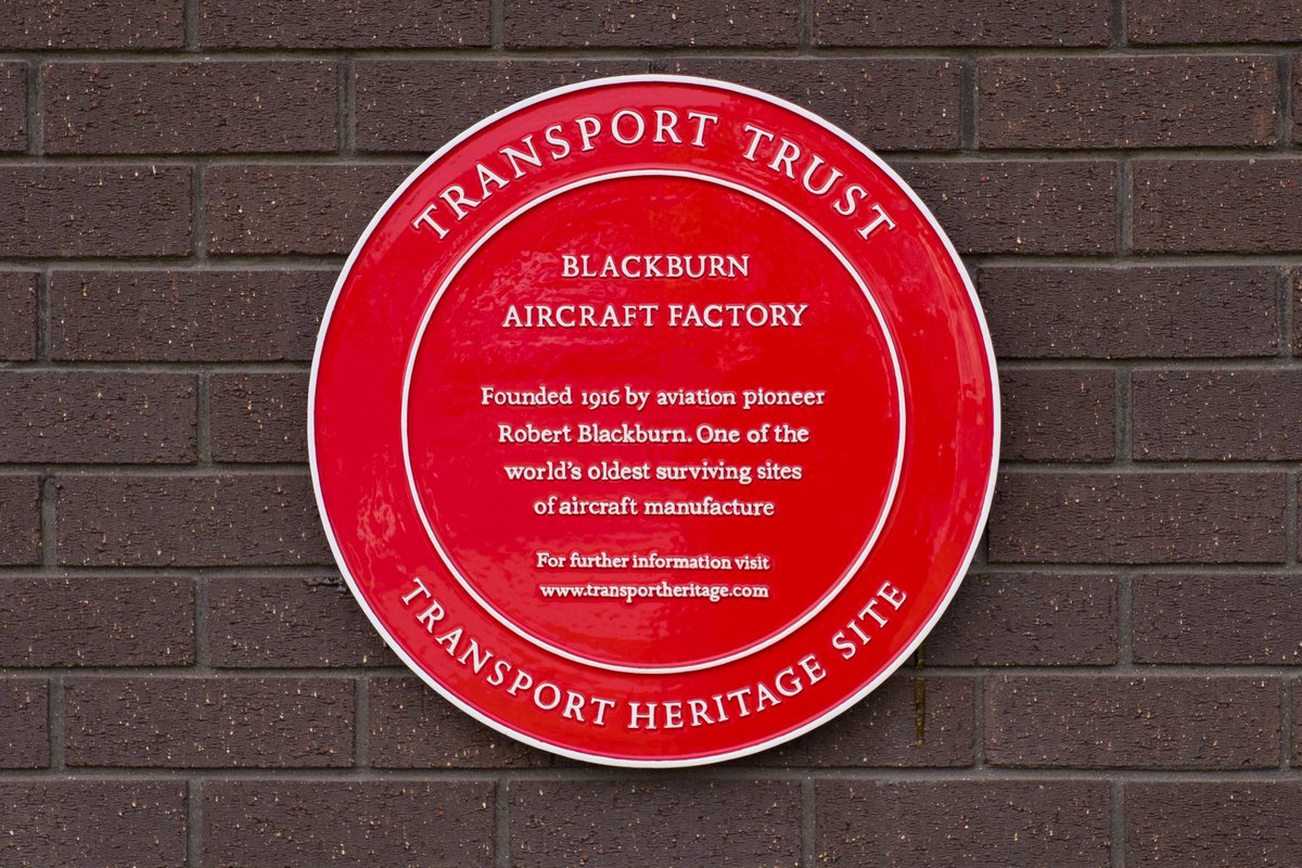 Last week we unveiled our Red Wheel, marking Humber Enterprise Park as a site of transport heritage. The plaque marks the work of aviation pioneer Robert Blackburn carried out at Blackburn Aircraft Factory - one of the oldest surviving sites of aircraft manufacture 🛩