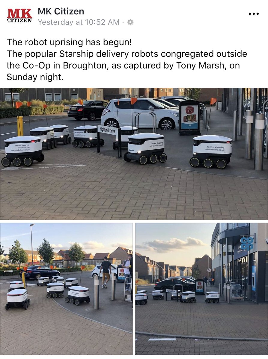 Great to see our robots in the local newspaper social media yesterday 😁🤖