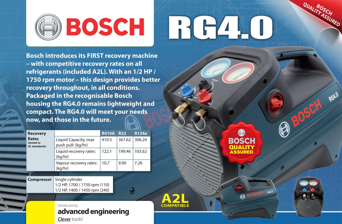 AdvancedUK's tweet image. The RG4.0 holds strong to Bosch’s core values. Solid, innovative, reliable and a commitment to the future #clevertools #hvac #bosch