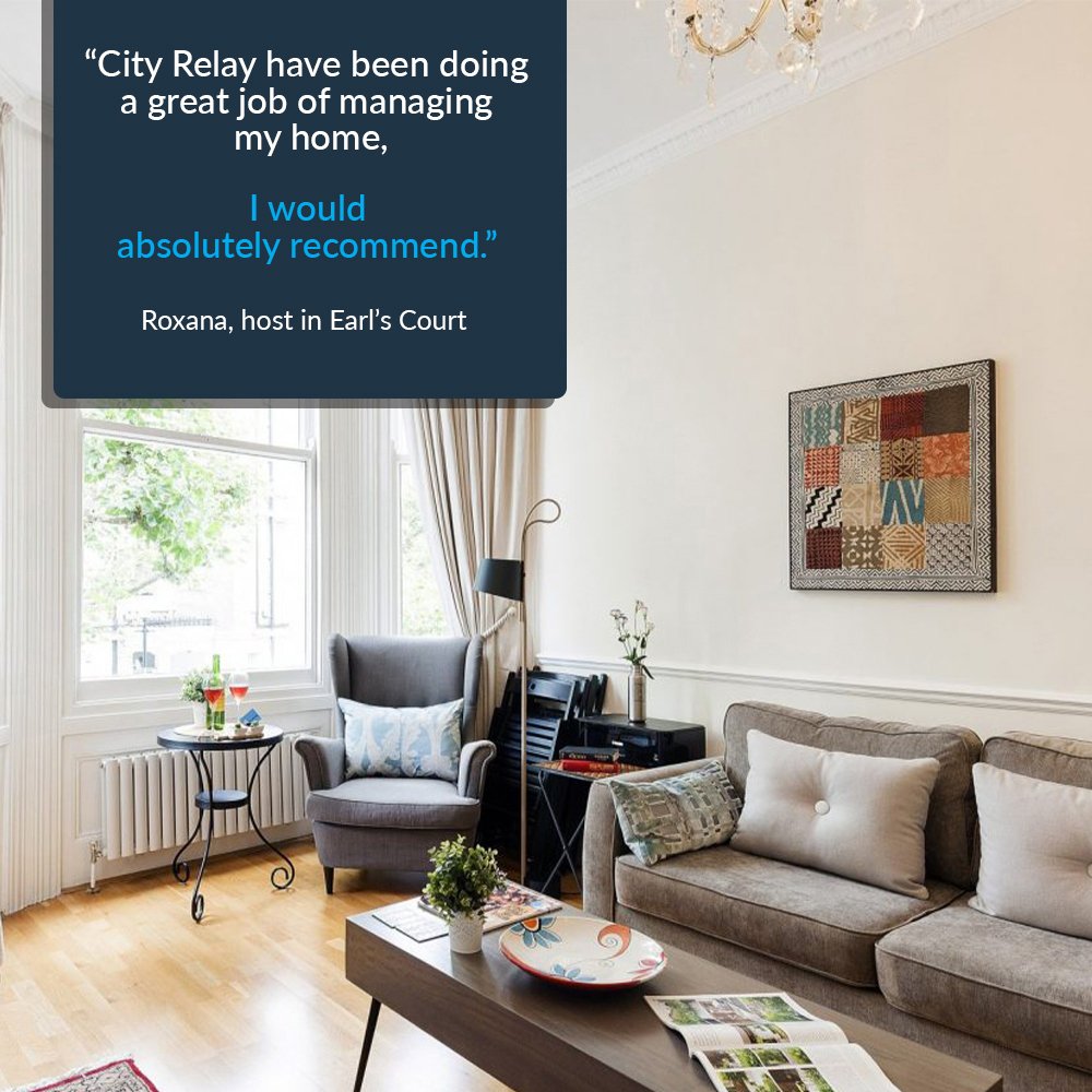 ⚠️ Safety and trust are some of the main concerns when short letting your home and our comprehensive guest security procedures alleviates this. Roxana's results:
⁠
📈 30% more income p/m⁠
📞 Amazing trust and communication⁠

Read the full case study: cityrelay.com/host-stories/r…