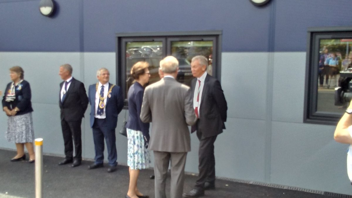 Her Royal Highness The Princess Royal has arrived for her visit to Conquest Hospital to open the new MRI suite
