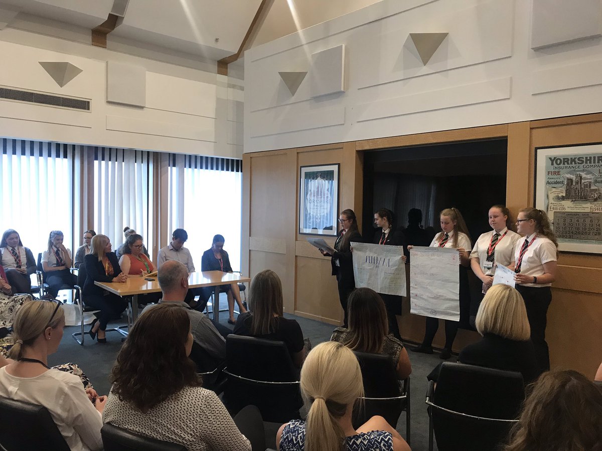 YorkCares's tweet image. Brilliant presentations from both teams from @SelbyHigh. Innovative products presented excellently by all team members. A big thank you to @avivaplc and @FutureHY for working on this #ProjectDare with us, it’s been great!