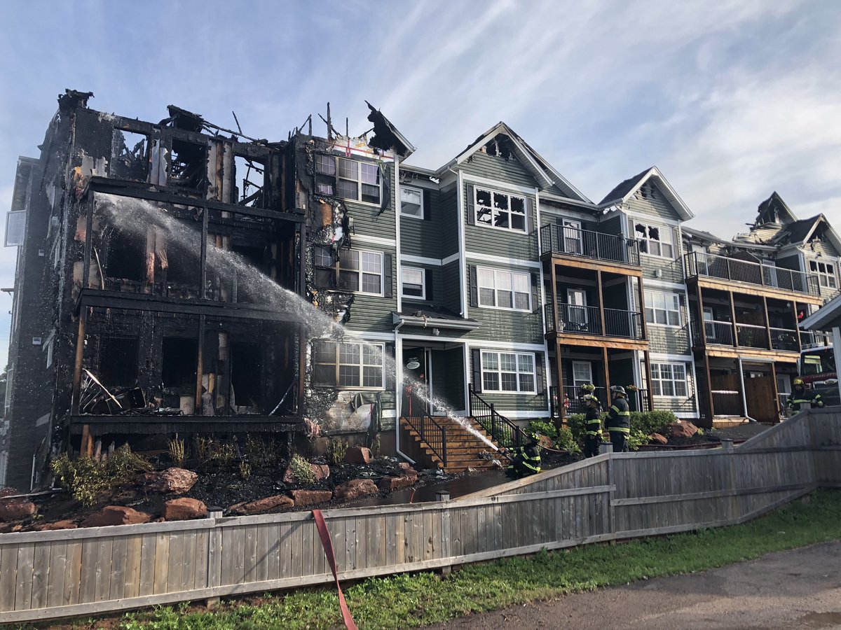 Fire fighters say they’re still getting the fire under control, but not seeing flames or much smoke at this point.  It was a different story just an hour ago.