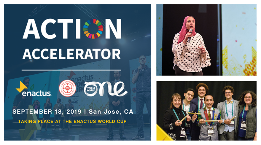 One Young World tweet media