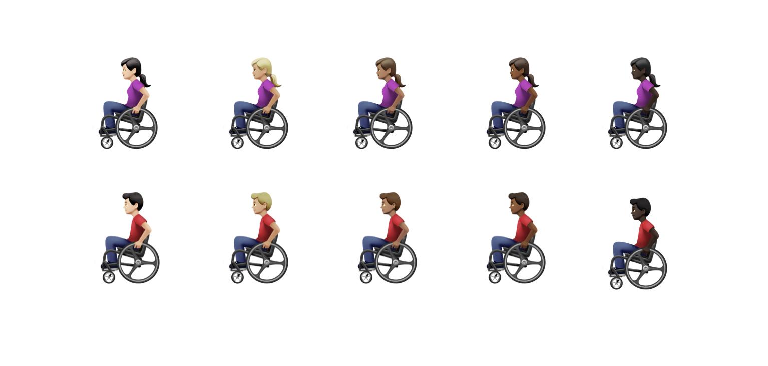 11 Aesthetic Wheelchair emoji to copy for Beach Cafe