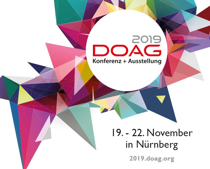 Got an e-mail from <a href="/DOAGeV/">DOAG e.V.</a> to confirm that I am accepted as speaker at DOAG2019 in Nürnberg. See you there.