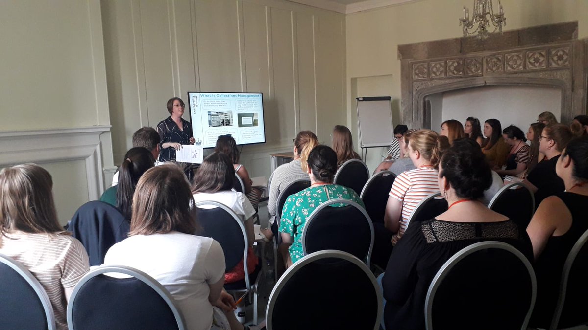 HRPConservation's tweet image. Our #registrar Rebecca Wallace up next on #CollectionsManagement and #MuseumDocumentation for @OpenPalace colleagues
