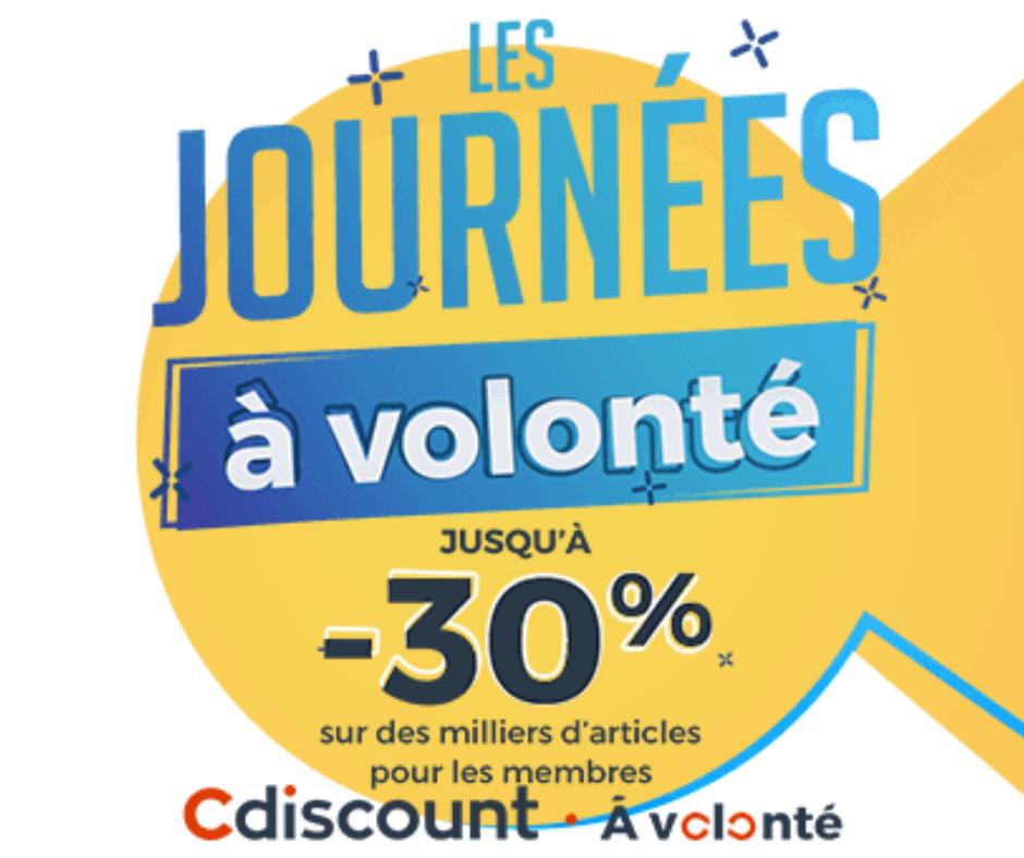 eboonscom's tweet image. 30 % discount on thousands of items! Until July 22, 2019 for Cdiscount members at will.
buff.ly/2HGxK2w
-------------------------------
30% de réduction sur des milliers d'articles! Jusqu'au 22 juillet 2019 pour les membres Cdiscount à volonté.
#eboons#bonplans#cdiscount