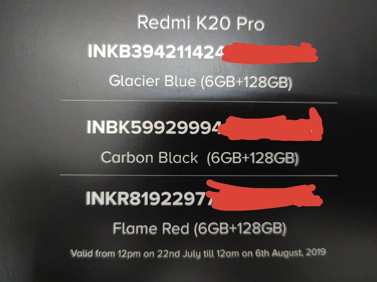 gadgetstouse's tweet image. #GTU #GTUFamily #Fcode
Win the f-code of #RedmiK20Pro
Steps to follow:
1. Follow @gadgetstouse on Twitter.
2. Follow /gadgetstouse on Instagram.
Winner will be declared live on Instagram on 21st july. Please note this giveaway is only for the F-Code and not for the device.