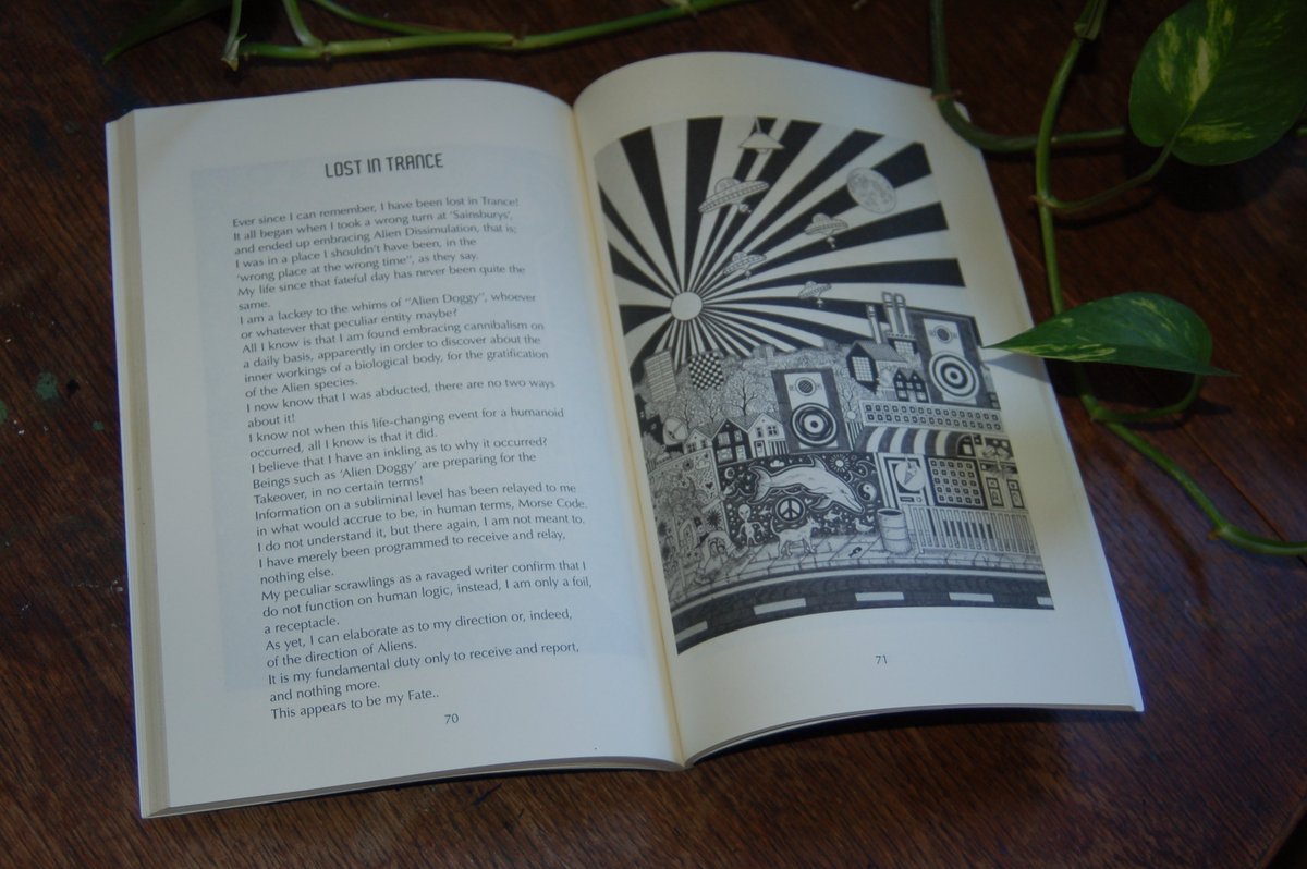 mrbattyart2's tweet photo. So I've got this book out 'Psychedelic Paperchase' featuring Steven Picard, you can buy it online. I also have quite a colourful portfolio of art featuring Naive Landscapes, abstracts, quirky drawings, mix media collages and all sorts... https://t.co/Nut4Xbcjb1