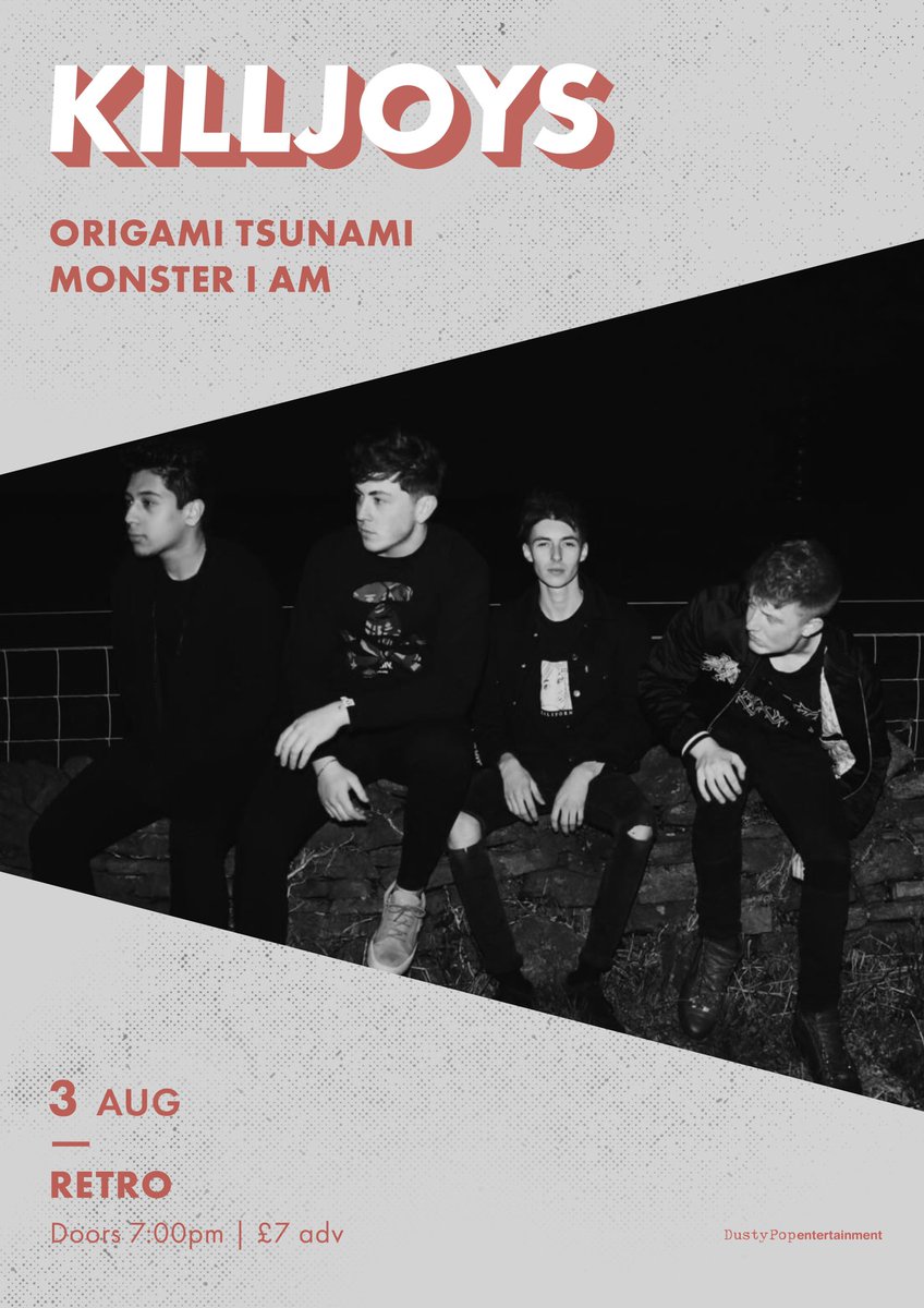 GIG: Delighted to announce that we’re headlining at Retro Bar in Manchester on Saturday 3rd August.
Tickets are £7, it’s gonna be a good one.
See you all there x

<a href="/DustyPopUK/">Dusty Pop Entertainment</a>