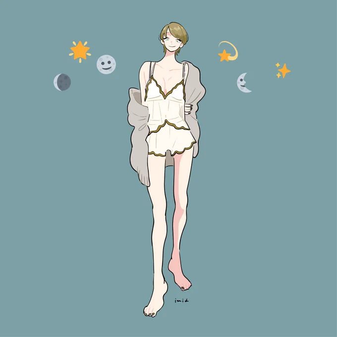 パジャマの女の子 