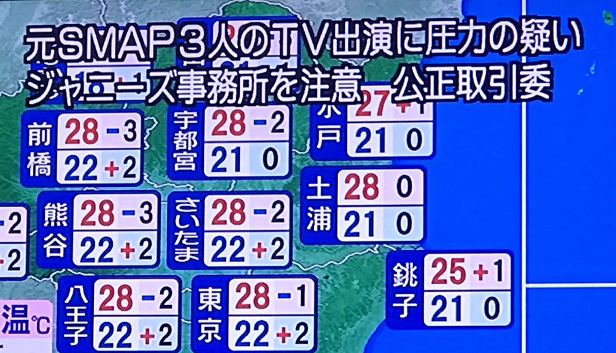 ジャニーズ事務所が元smapの3人の出演に圧力をかけていたと公正取引委員会が注意 Togetter