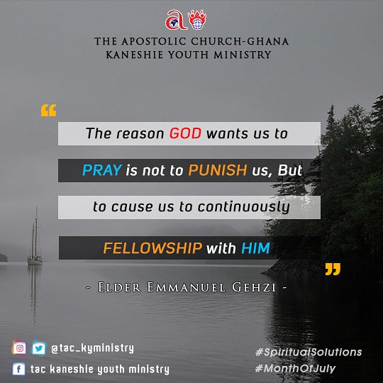 TAC_KYMinistry's tweet photo. It's been awhile we came on these streets. We miss y'all

Here is what we've got for today's Wisdom Wednesday

#WisdomWednesday #SpiritualSolutions #TheApostolicChurchGH #YouthChurch https://t.co/Tl5OnKvEjJ