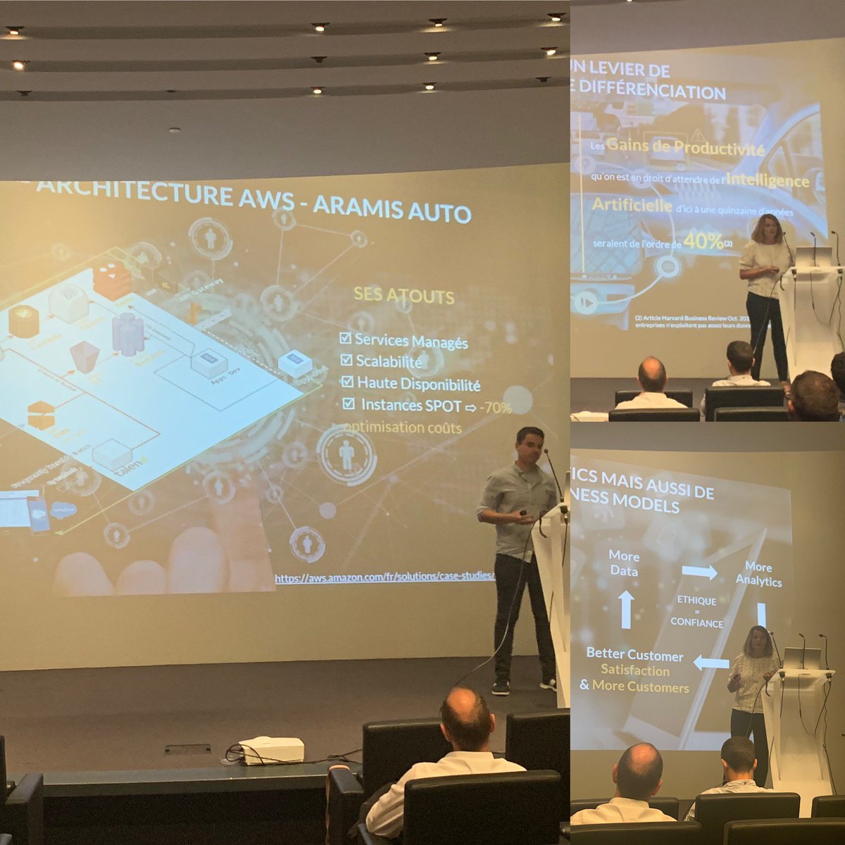 La data, un levier de différenciation pour @Aramisauto
📌 Jeudi dernier, nous étions avec <a href="/hayssench/">Hayssen Chouikh</a> au Datalake Day organisé par <a href="/AWSFrance/">AWS France 🇫🇷</a> pour témoigner sur notre approche data 
lnkd.in/dY2k6dr
💬 Notre témoignage ici  ➡️ lnkd.in/dZXatqF
 #ia #datalake