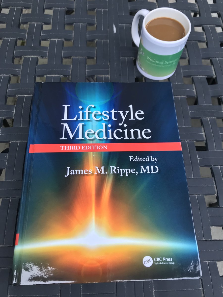 BethFratesMD's tweet image. One of my mentors, Dr. James Rippe, has just published the 3rd Edition of the textbook, Lifestyle Medicine. 📘 It is 1403 pages! I was honored to serve as an author of chapters+editor of sections for addictions+behavioral medicine. #LifestyleMedicine #Health #MedEd #Healthcare