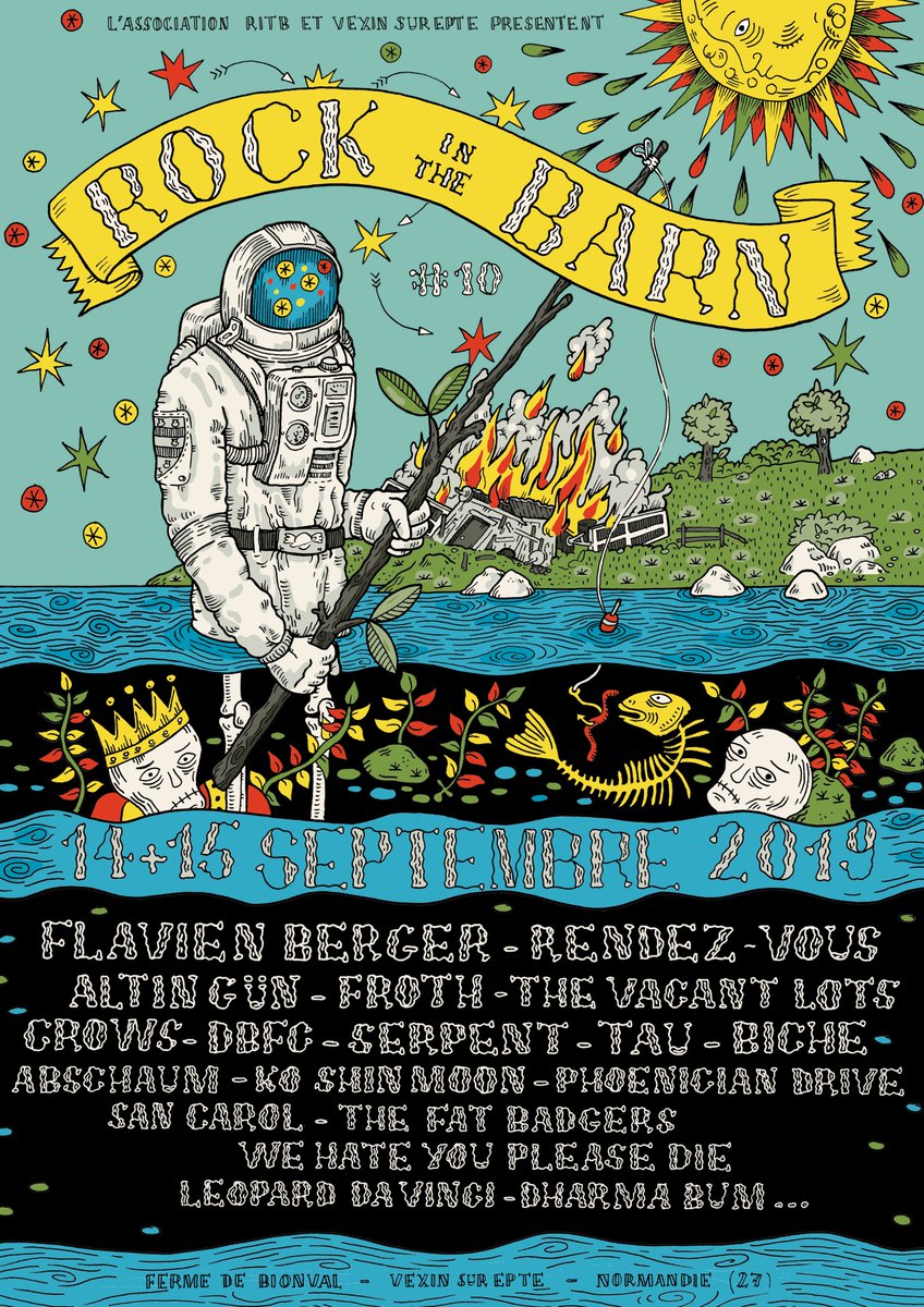 FERAROCK's tweet photo. Le festival Rock In The Barn dévoile sa programmation et ça donne envie 🔥🙀
#festival #rockinthebarn #radios #ferarock https://t.co/SpA2s1FDJb