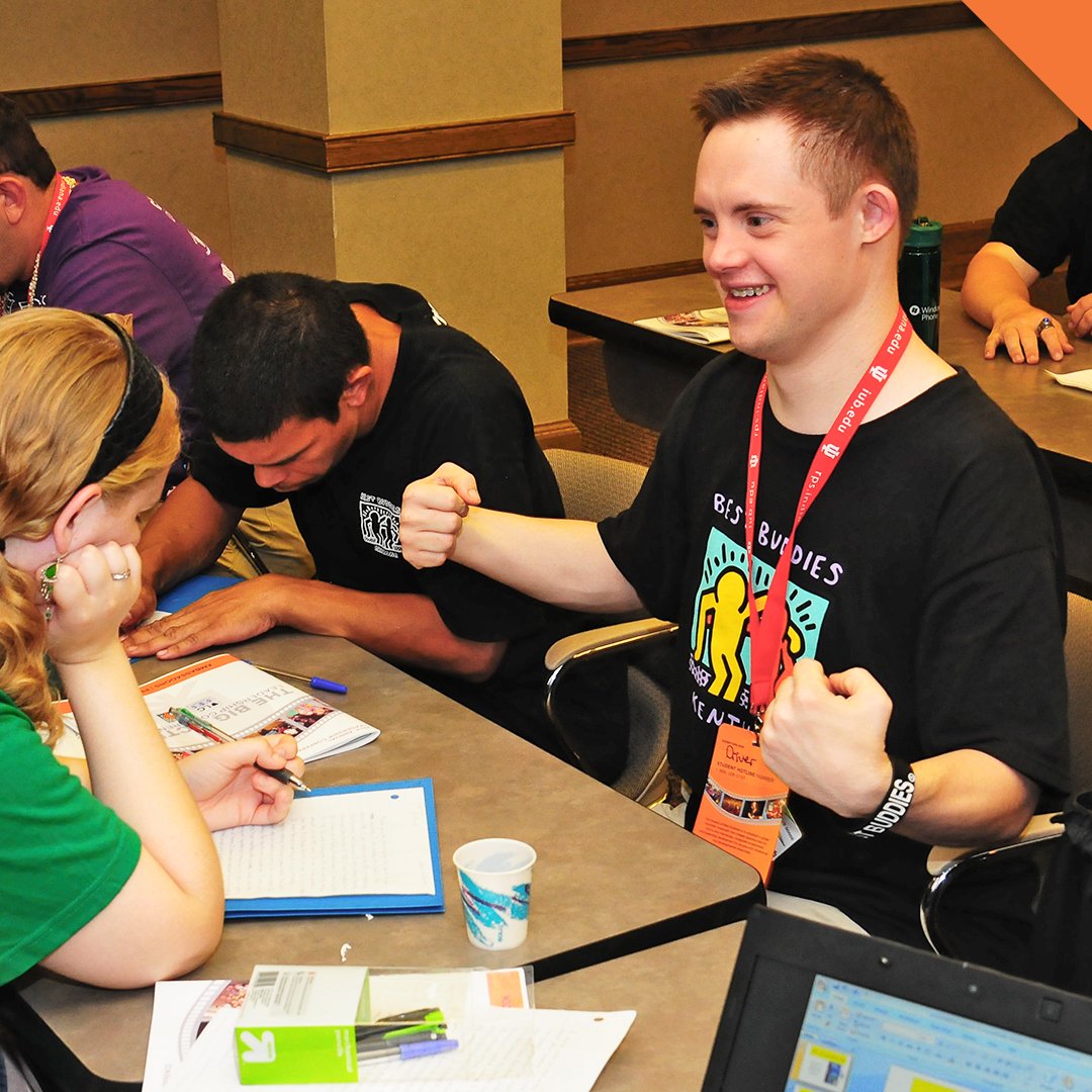 The goal of the #BestBuddiesAmbassadors program is to empower our participants with intellectual and developmental disabilities to become self-advocates and leaders in their communities. We can't wait to develop the next generation of leaders at #BBLC2019 this weekend!