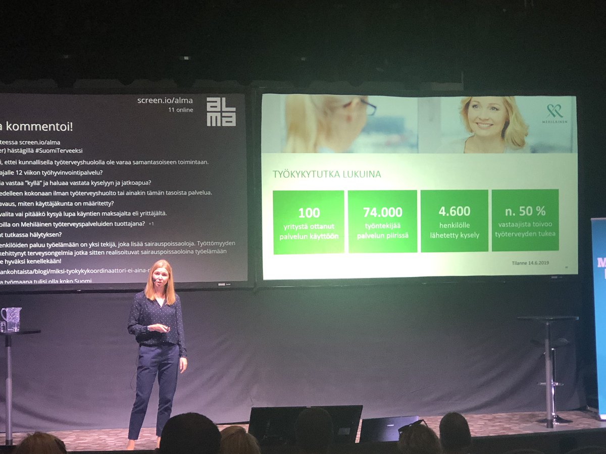 Voitko hyvin? Onko sinulla keinoja työstä palautumiseen?<a href="/MehilainenOy/">Mehiläinen</a>’n lääketieteellinen johtaja Kaisla Lahdensuo kertoo, miten Työkykytutka toimii ja miten tietoa voi hyödyntää lääkärin työssä. Palvelun piirissä on jo 74 000 työntekijää!