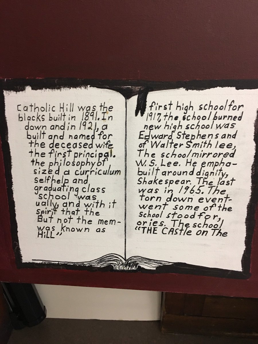 Pre history of The Castle On the Hill, Stephens-Lee. “A curriculum built around dignity, self help, and Shakespeare.” Plan on it being passed along to students in 2019-2020 #MSM19 <a href="/avlms/">Asheville Middle School</a>