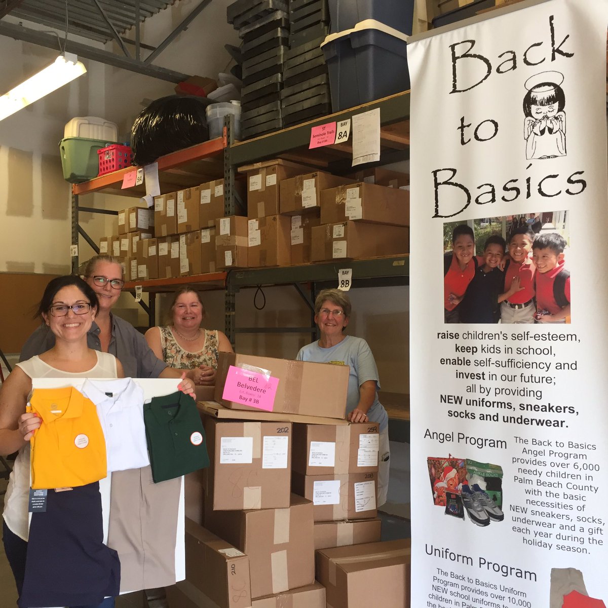 BackToBasicsIn1's tweet photo. Day one of #uniform distribution! ✅ Tomorrow we will finish clearing out the warehouse to make room for our next delivery of uniforms!
-
#backtoschool #education #charity #nonprofit #dogood #helpingothers #makeadifference https://t.co/rVXUNLyZE2