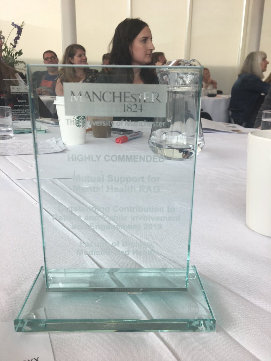 DrLeahQuinlivan's tweet photo. Congrats to the brilliant #MS4MH, winning a highly commended award at the @OfficialUoM PPI/IE awards!! @PSTRC_GM @donnalittlewood @SarahESteeg @NCISH_UK @mash @LizMonaghan5 @Dan_Stears @LizTuition @FionaNaylor2 @DawnCAllen @Sideshowbobdmd https://t.co/cjhr53z11W