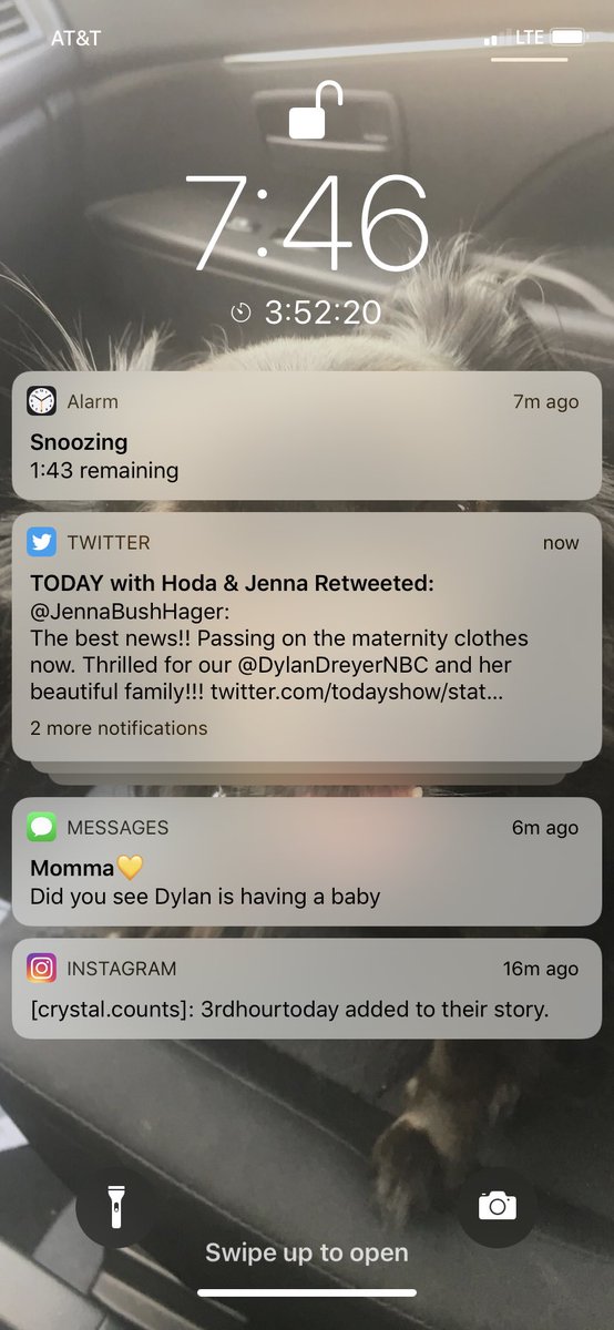 crystalbug's tweet photo. ⁦@DylanDreyerNBC⁩ best news to wake up to! #Congratulations https://t.co/1TRunfmGJ8
