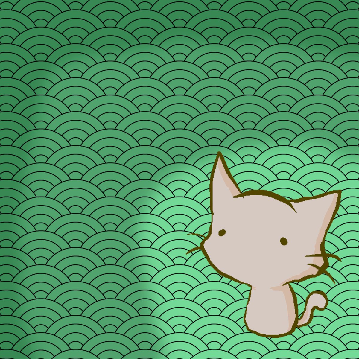 かわいい 猫 和風 イラスト 316110