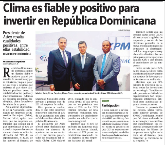 DRRestate's tweet photo. #AsiexRD Clima es fiable y positivo para invertir en República Dominicana
#InvierteEnRepúblicaDominicana
#befairwithdr 
#inversiones 
#Repost 
@KPMG_ES @KPMGMEXICO @KPMGArgentina @infomedios_rd https://t.co/hMVsTVBkO8