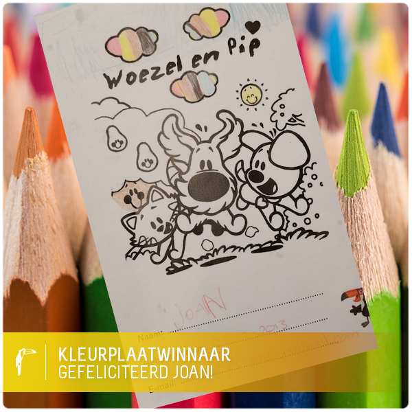 We hebben deze maand weer een prachtige kleurplaat uitgekozen als winnaar! 🌈

Van harte gefeliciteerd Joan, jij hebt een gratis kindermenu gewonnen! 😋🍴