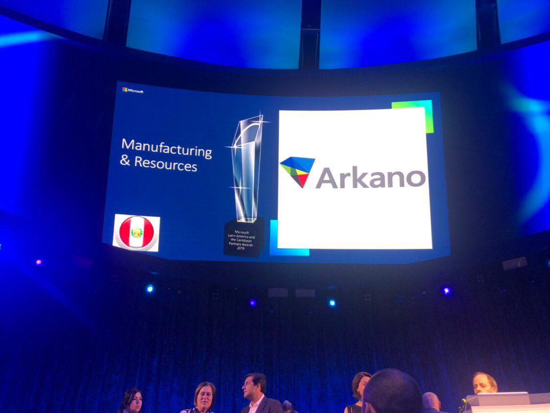 arkanosoftware's tweet photo. And the moment arrived! We were awarded in the #MSInspire as Latam and Caribbean Partner of The Year. We are honored by the trust of our customers and energized by the accomplishments of our talented professionals, a true family at #Arkano.
#MSInspire2019 #ArkanoPeru #MSPOY https://t.co/5LAIthjhTS