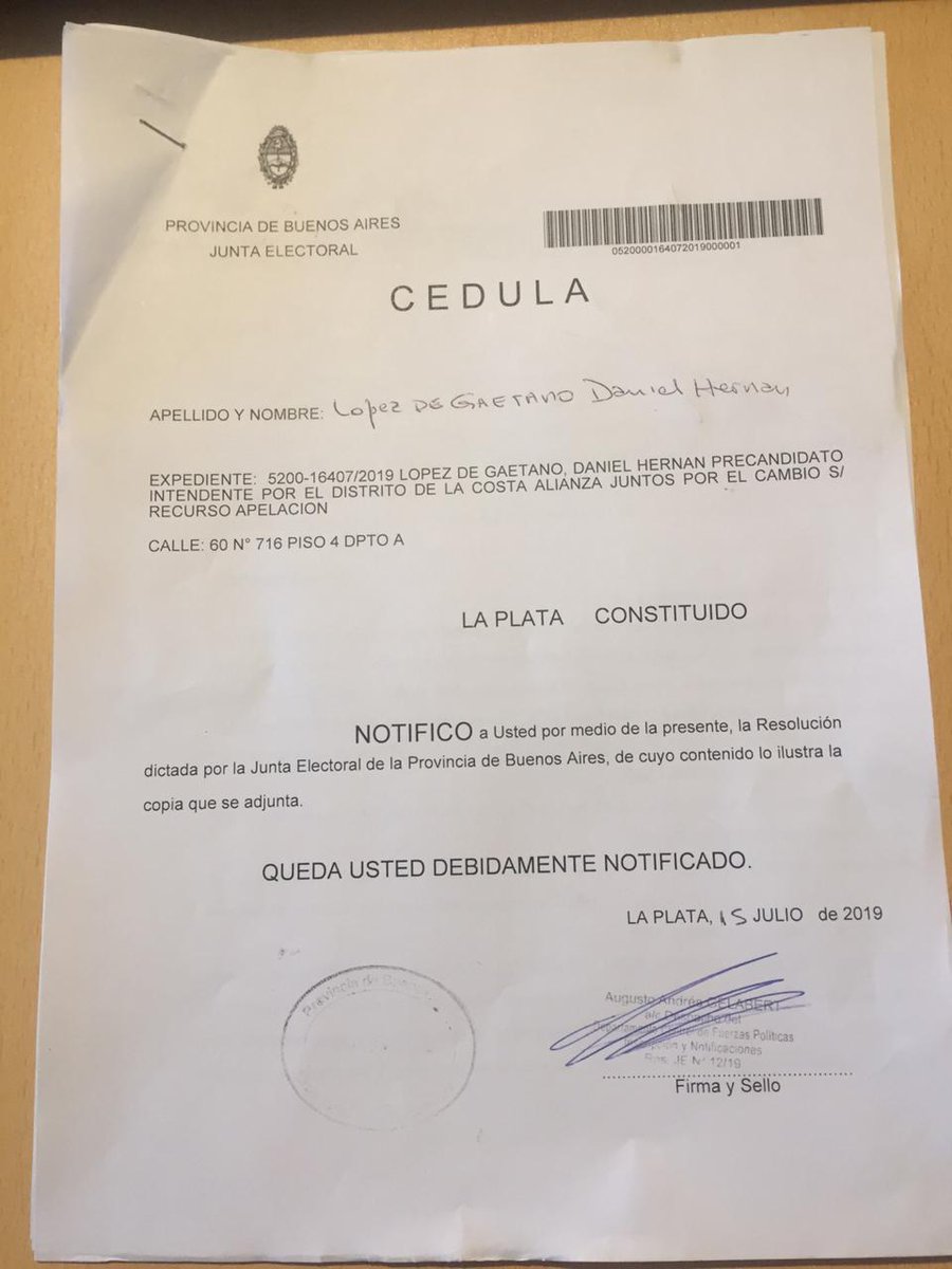 PROLACOSTA5ta's tweet photo. Claro y contundente fallo de la justicia electoral que no deja dudas sobre la habilitacion de nuestra lista para participar en las PASO dentro de la alianza JUNTOS POR EL CAMBIO . https://t.co/oipLS8mpA7