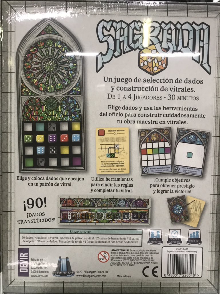 kaburigames's tweet photo. Ha vuelto #sagrada !!!! 😍😍😍Reposición de @DevirIberia #laberintomagico #througtheages #hadara #stoneagejunior #diamant #kanagawa #laviña #catanduelo #catan #carcassonne .... https://t.co/FzKncYUwSV