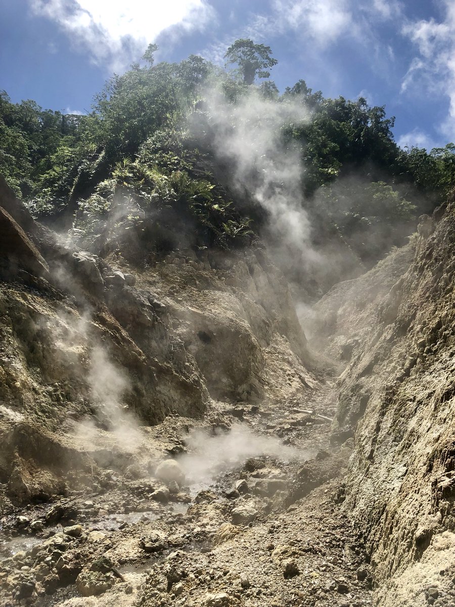 Savo Island #volcano trek; from beach to riverbed, through forest &amp; ever warmer streams &amp; finally onto the hammam-like top, this was totally worth it. #SolomonIslands <a href="/VisitSolomons/">Visit Solomon Island</a>