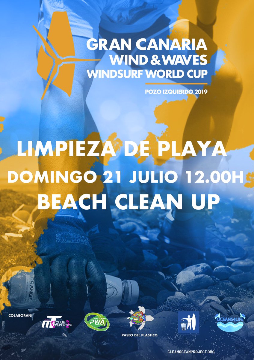 Únete a nuestro movimiento #sinplastico y acompáñanos el domingo a limpiar la playa de El Arenal, en #PozoIzquierdo a partir de las 12:00h #Teesperamos #gcwwf #gcwwf2019 @plasticride #cleanoceanproject #proyectolitore @oceans4_life