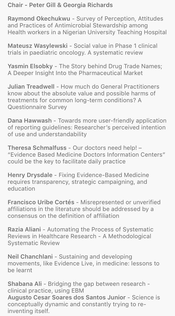 EBM_Live's tweet image. 🛎 2.00pm session start! 

And it’s an absolutely packed one...

#EBMLive2019
#parallelsessions