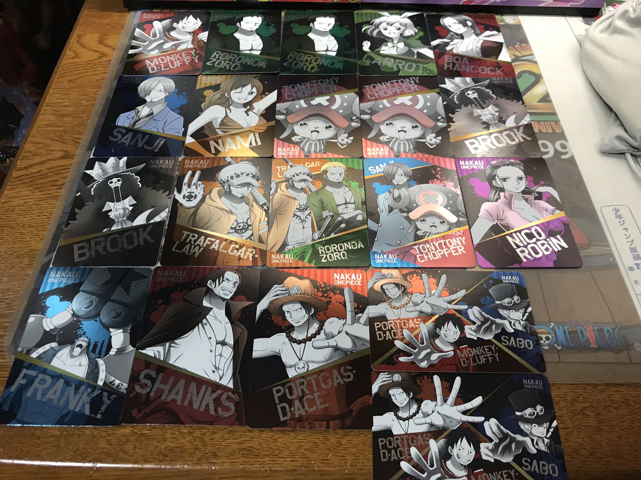 Kei One Piece垢 Sur Twitter なかうたげキャンペーンの第3弾のメタリックカードの結果 ロビン フランキー シャンクス エース 三兄弟 2 あと ナミ ロビン シクレのルフィ シャンクスでコンプでした そして 第1弾 第3弾までの結果 第2弾だけ