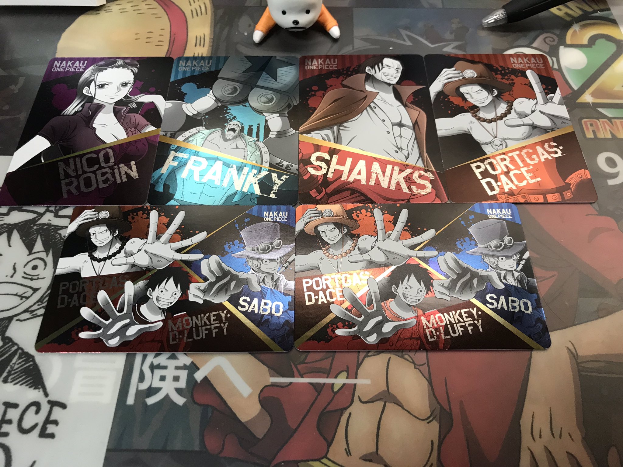 Kei One Piece垢 Sur Twitter なかうたげキャンペーンの第3弾のメタリックカードの結果 ロビン フランキー シャンクス エース 三兄弟 2 あと ナミ ロビン シクレのルフィ シャンクスでコンプでした そして 第1弾 第3弾までの結果 第2弾だけ