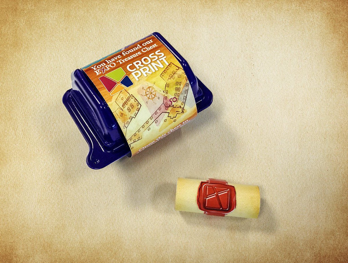 Keep looking 👀 for our little treasure chests. There's still more prizes to be won. They're well hidden so look everywhere! #CrossprintTreasureHunt #iwbizexpo #print #isleofwight #business