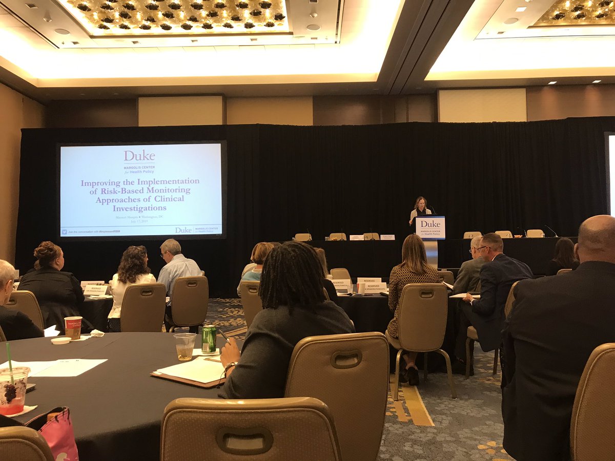 ACROhealth's tweet image. &quot;The success of any endeavor is dependent on a set of people with a set of special skills. This workshop will act as a tipping point for risk-based monitoring adoption.&quot; - Jacqueline Corrigan-Curay of the @US_FDA opening up today&apos;s #ImplementRBM event.
