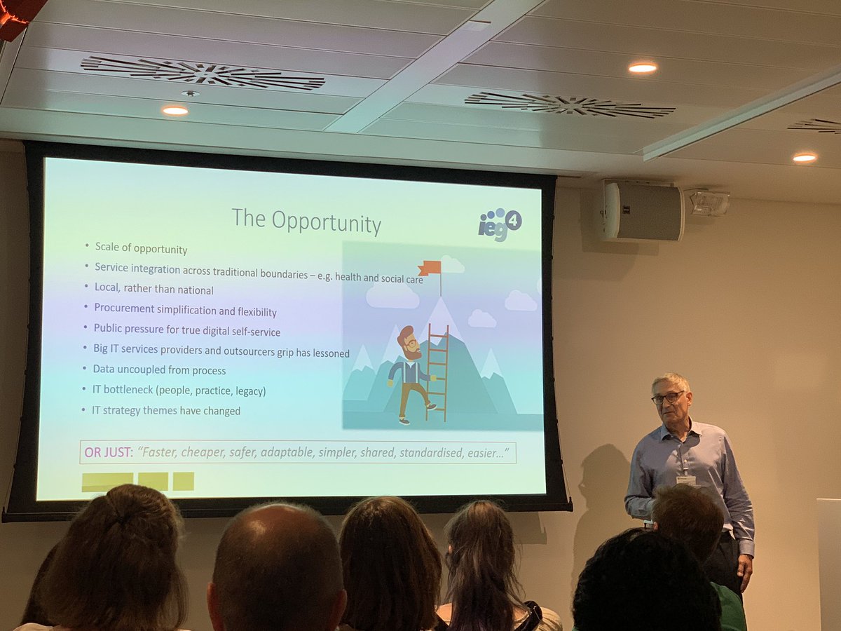 StevenMullaghan's tweet photo. Fascinating Local Gov insights from @JosCreese at @IEG4's Partnerships, Portals and Platforms event at @MicrosoftUK. #wedotricky https://t.co/byU5Cbr5jA