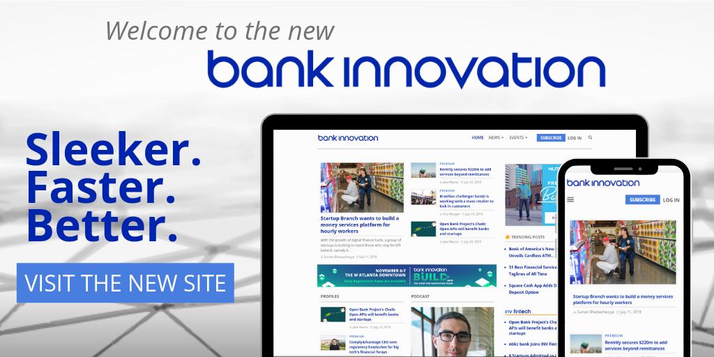 Your leading source for breaking news and best practices in financial services just got better... Our redesigned site offers more features, capabilities, and resources than ever before. See what's new: bankinnovation.net//introducing-t…