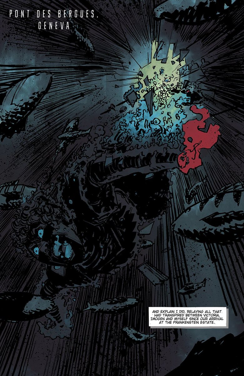 MARY SHELLEY: MONSTER HUNTER #4 is out today! Only one issue left! 